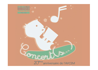 Communications création du visuel des 20 ans de "l'Association Vaudoise des Conservatoires et Ecoles de Musique"