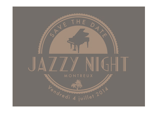Invitations création d'une invitations pour une soirée VIP
au Montreux Jazz Festival 2014
